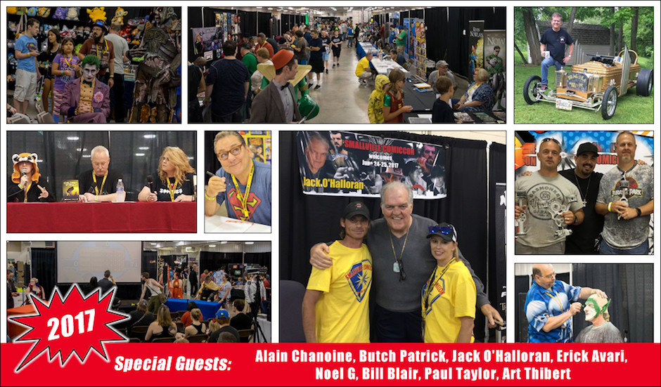 Images from our 2017 Show. Special guests that year included: Alain Chanoine, Butch Patrick, Jack O'Halloran, Erick Avari, Noel G, Bill Blair, Paul Taylor, Art Thibert